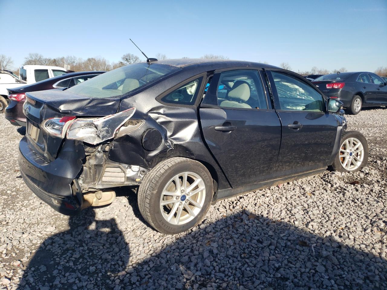 2017 Ford Focus VIN 1FADP3F22HL215158 Copart auction photo, all over damage thumbnail 3
