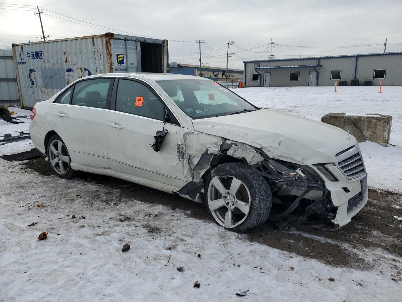 2010 Mercedes-Benz E-klasse VIN WDDHF8HB4AA117278 Copart auction photo, front end damage thumbnail 4