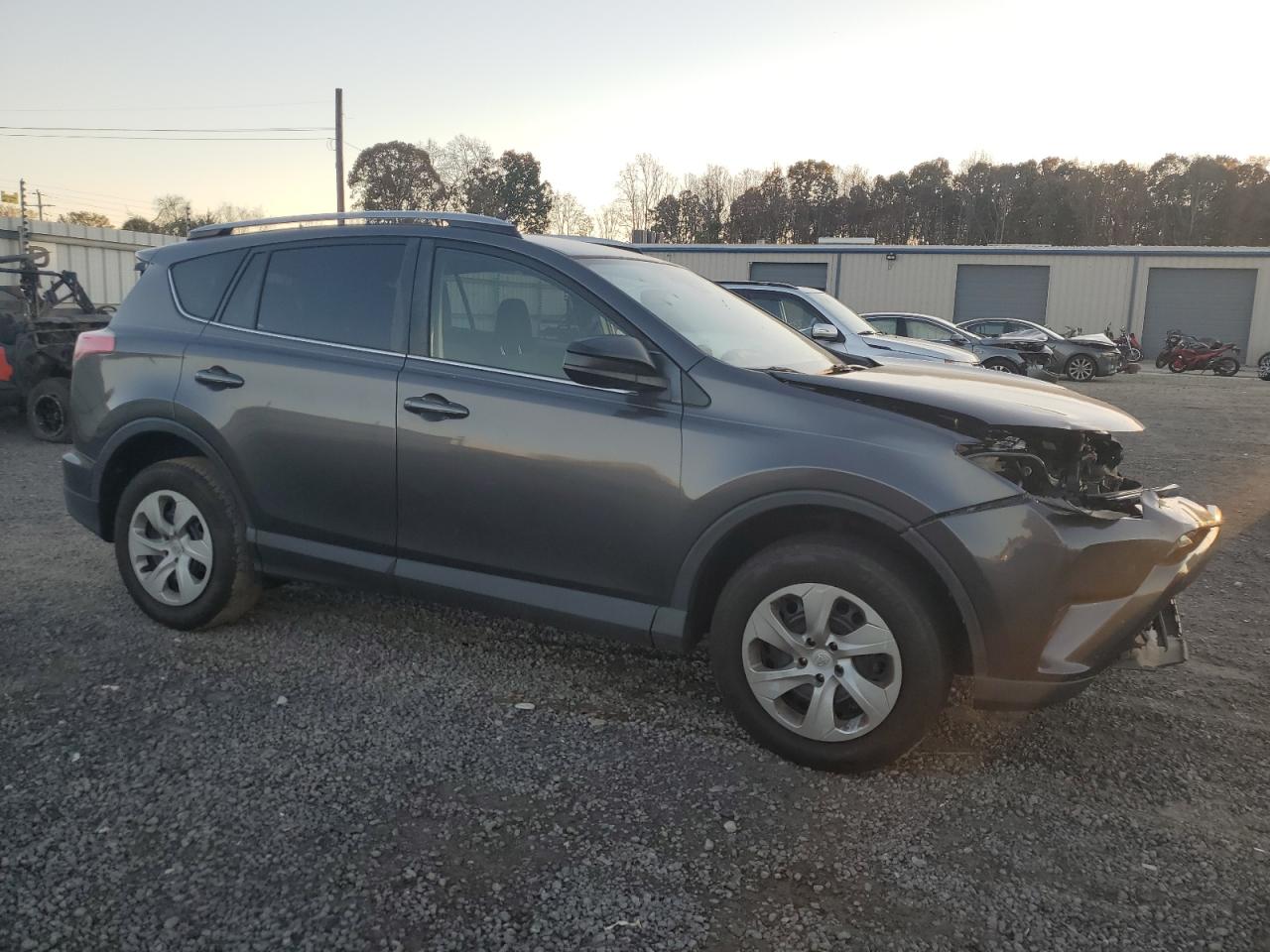 2017 Toyota RAV 4 VIN JTMZFREV7HJ719590 Copart auction photo, front end damage thumbnail 4
