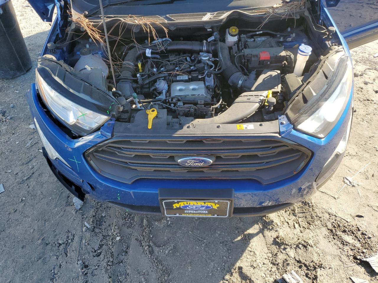 2021 Ford EcoSport VIN MAJ3S2FE2MC402618 Copart auction photo, front end / side damage thumbnail 12