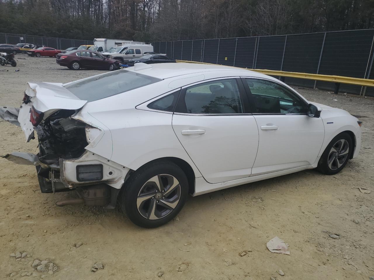 2019 Honda Insight VIN 19XZE4F57KE004348 Copart auction photo, rear end damage thumbnail 3