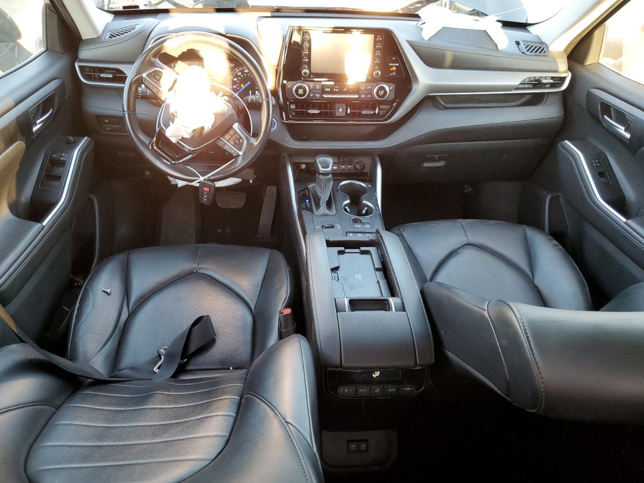 2021 Toyota Highlander VIN 5TDHBRCH3MS516567 Copart auction photo, front end damage thumbnail 8