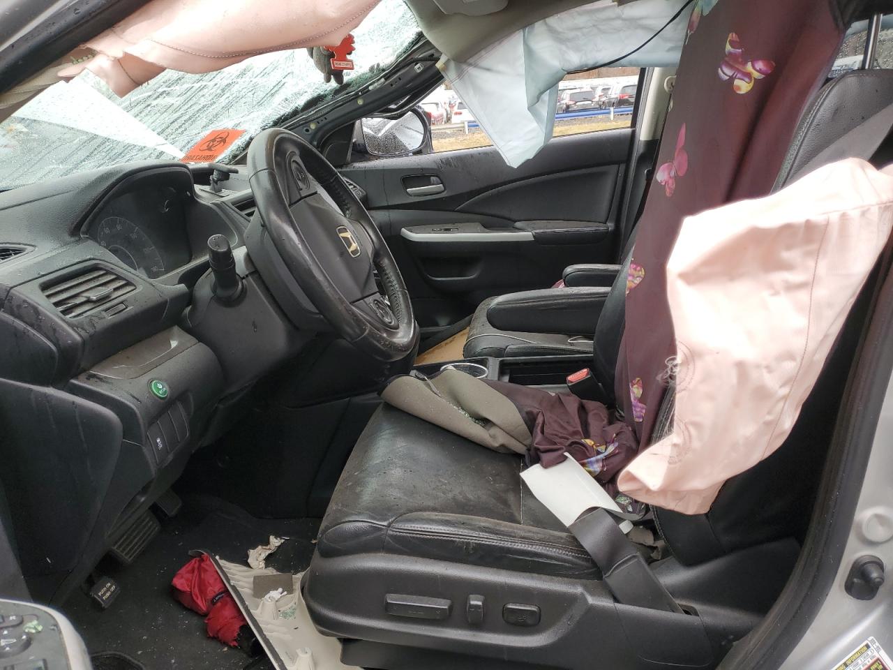 2012 Honda CR-V VIN JHLRM4H72CC023743 Copart auction photo, rollover / front end damage thumbnail 7