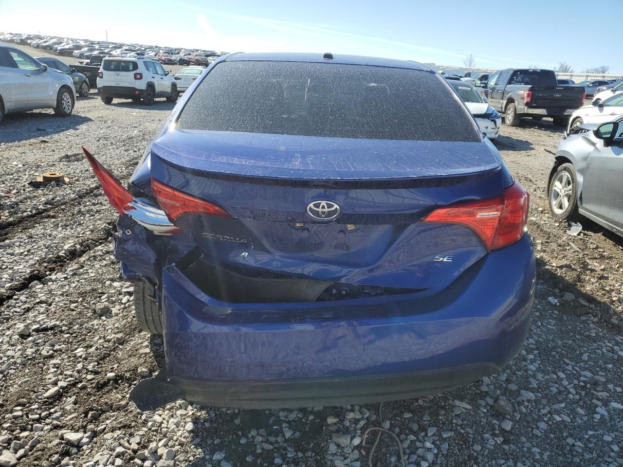 2017 Toyota Corolla VIN 2T1BURHE6HC806489 Copart auction photo, rear end damage thumbnail 6