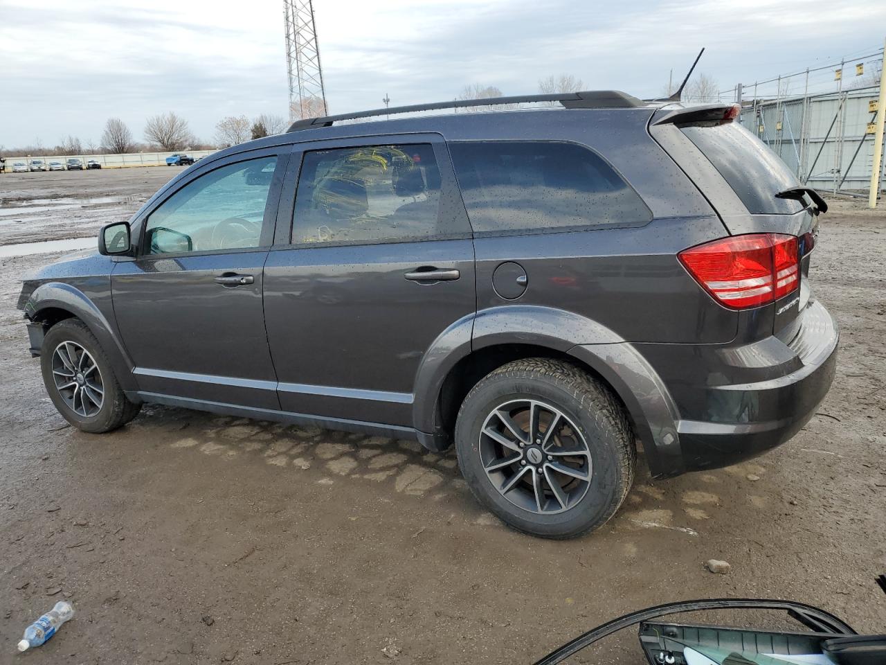 2018 Dodge Journey VIN 3C4PDCAB6JT384973 Copart auction photo, front end / side damage thumbnail 2