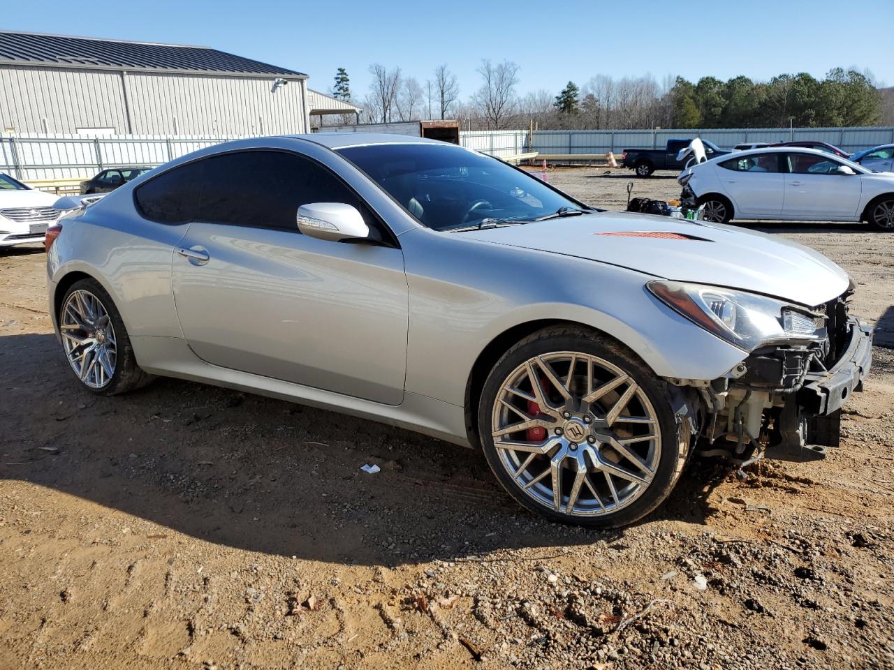 2015 Hyundai Genesis VIN KMHHU6KJ8FU128290 Copart auction photo, front end / undercarriage damage thumbnail 4