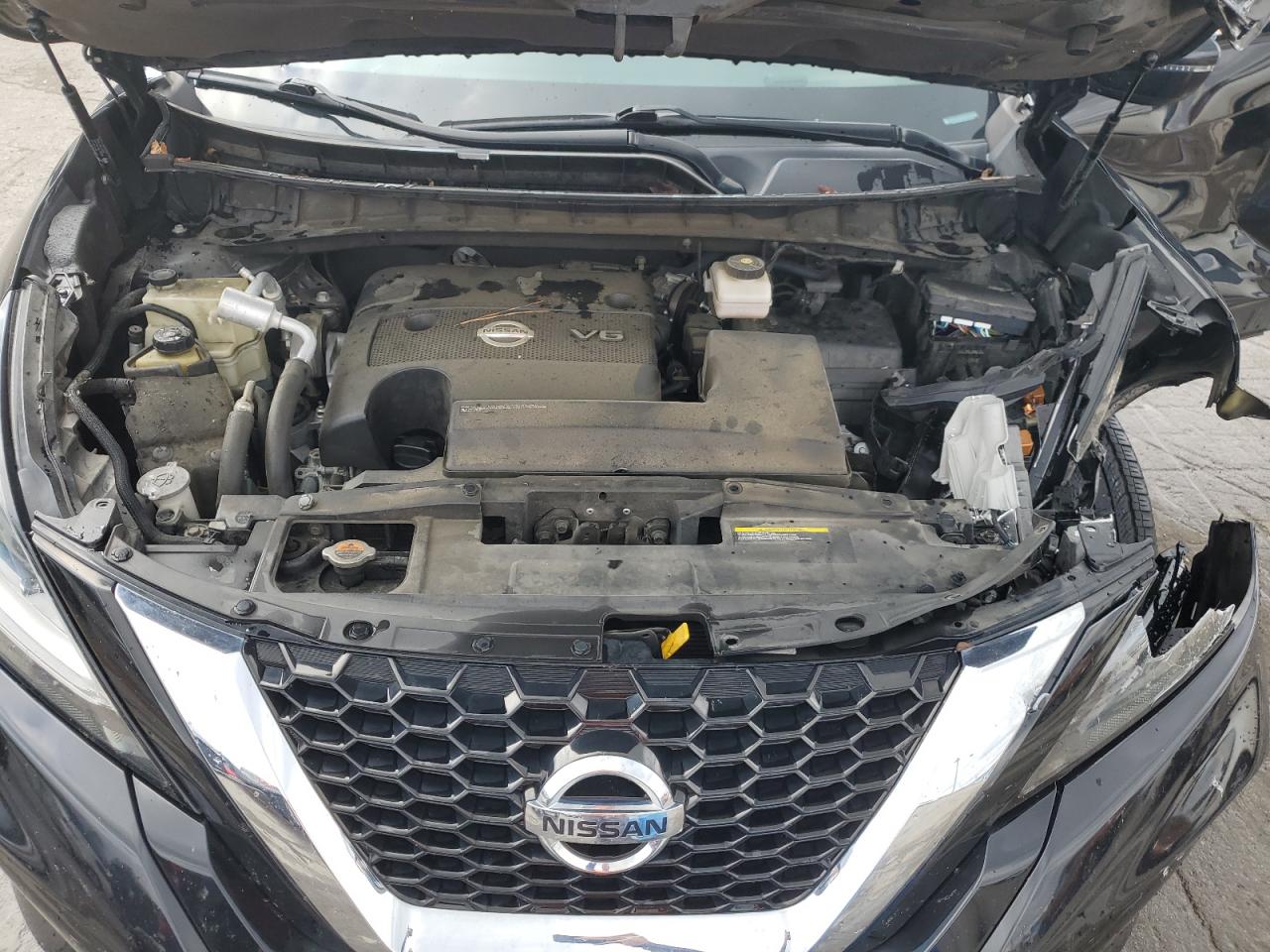 2019 Nissan Murano VIN 5N1AZ2MJ1KN103177 Copart auction photo, side / front end damage thumbnail 12