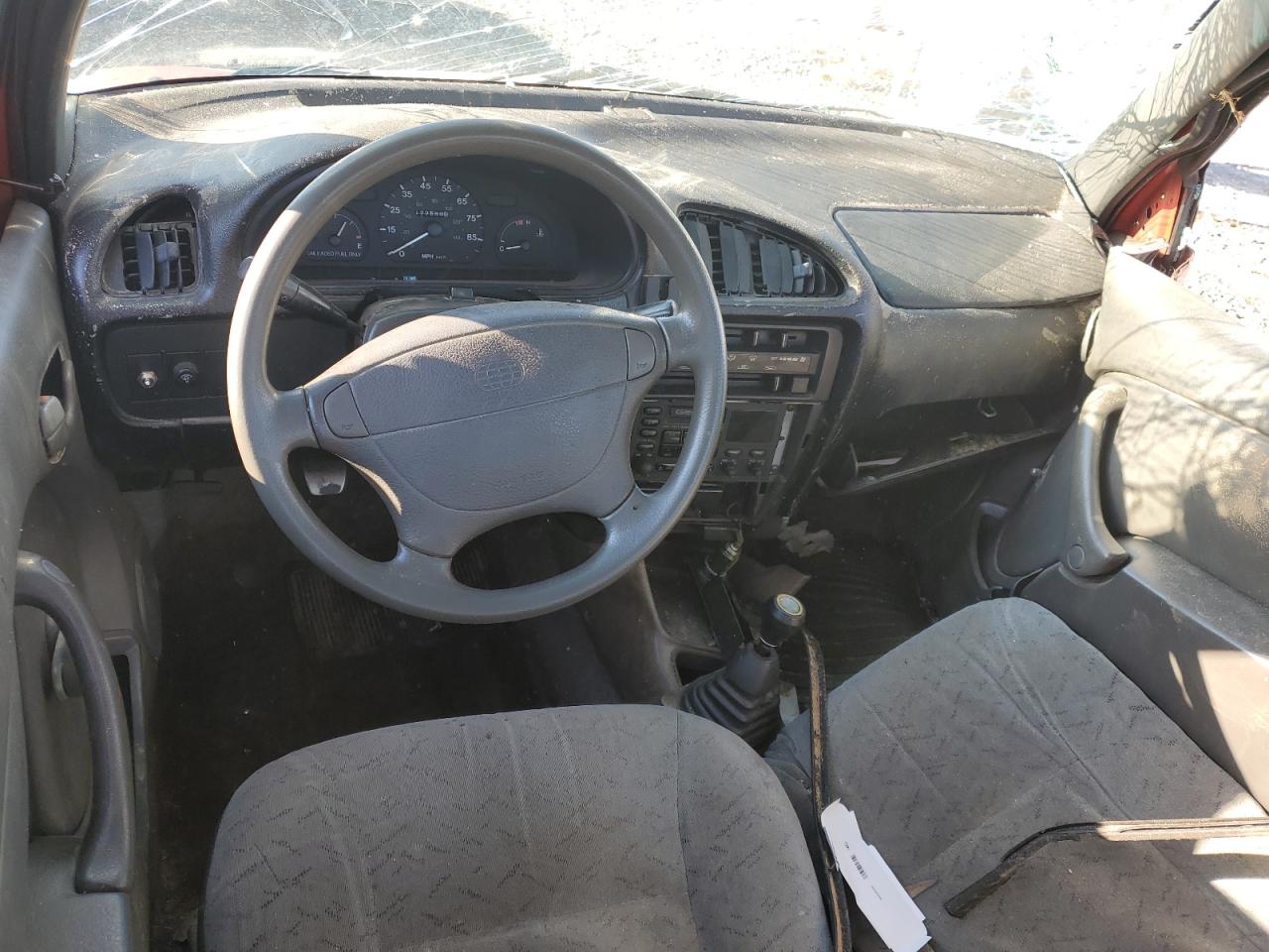 1995 GEO Metro VIN 2C1MR2268S6758695 Copart auction photo, side damage thumbnail 8