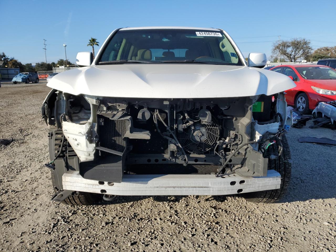 2016 Lexus LX VIN JTJHY7AX4G4218054 Copart auction photo, front end damage thumbnail 5