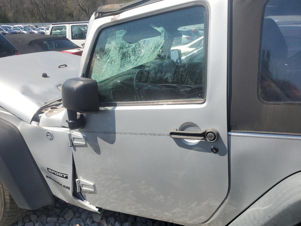2012 Jeep Wrangler VIN 1C4AJWAG4CL231759 Copart auction photo, frame damage / front end damage thumbnail 7