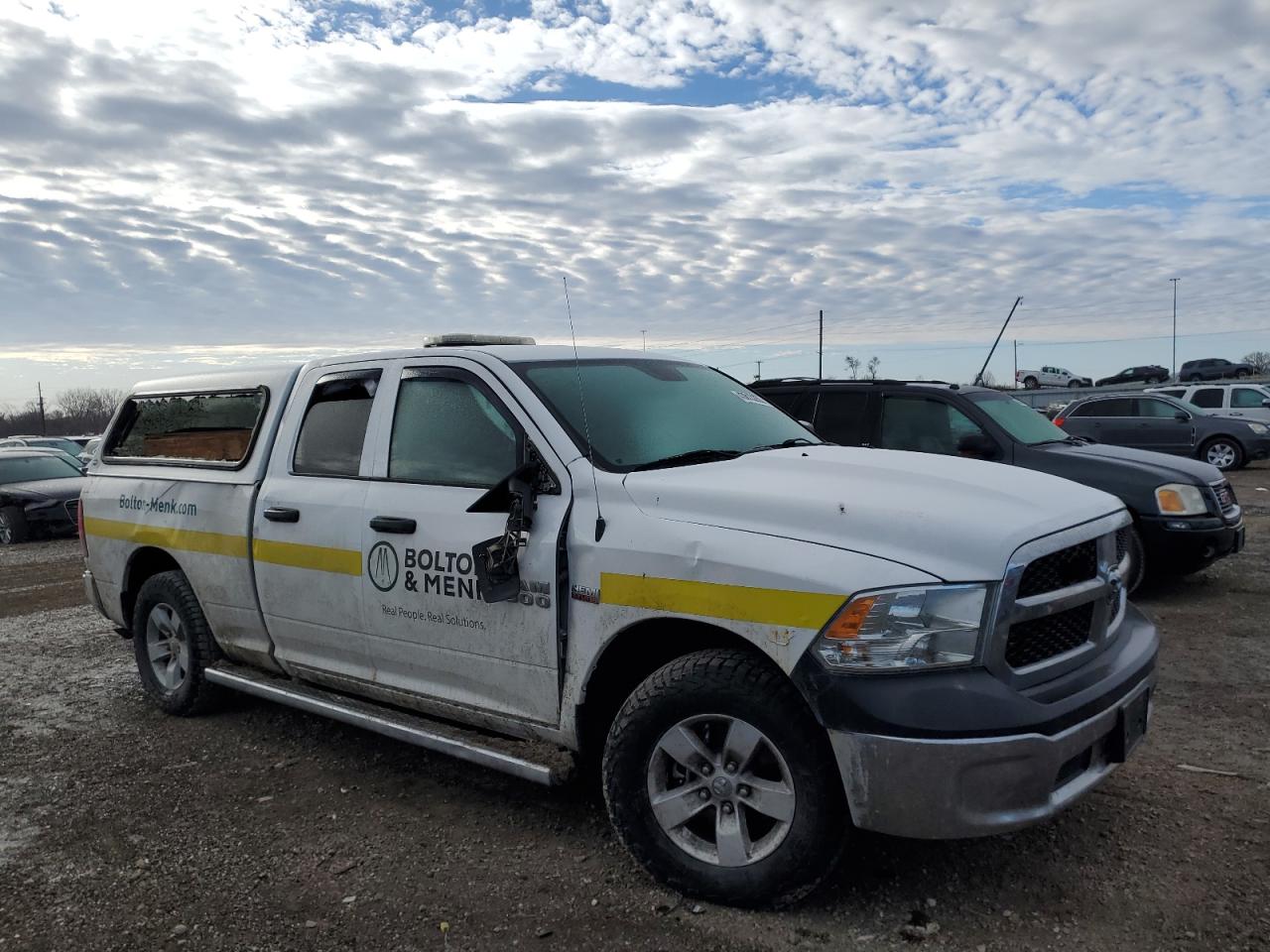 2018 RAM 1500 VIN 1C6RR7FT3JS142699 Copart auction photo, side / rear end damage thumbnail 4