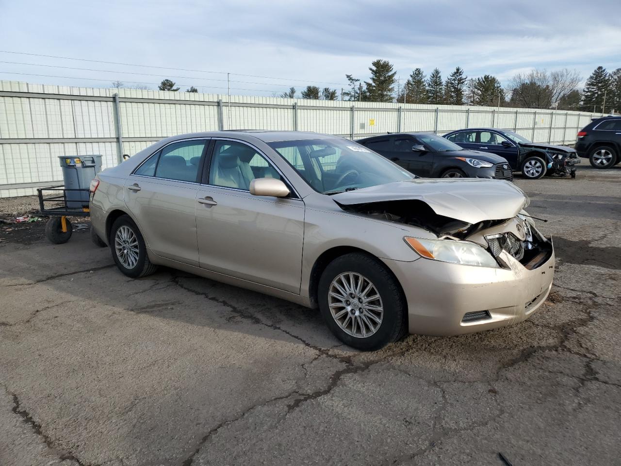2008 Toyota Camry VIN 4T1BE46K28U767763 Copart auction photo, front end damage thumbnail 4