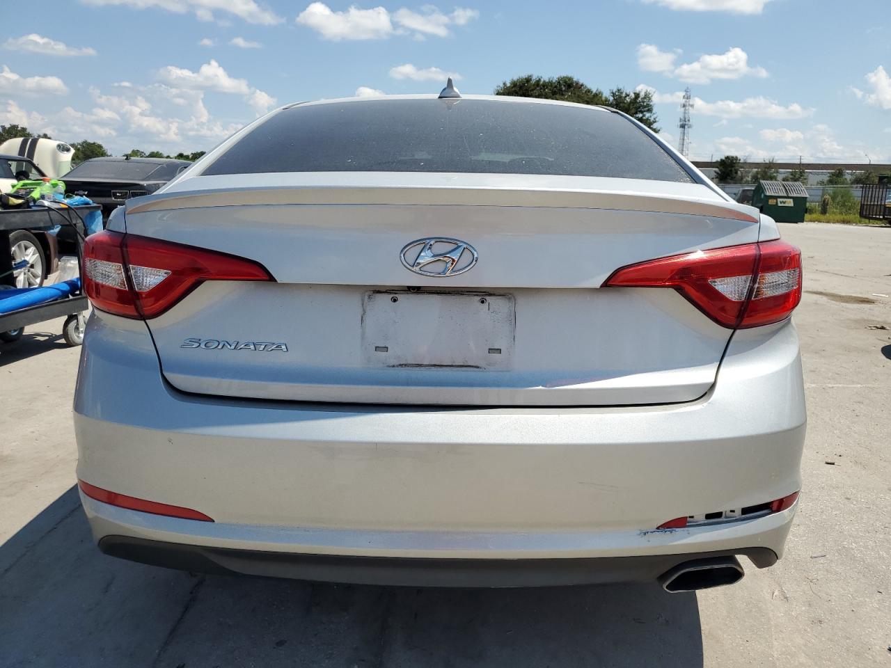 2016 Hyundai Sonata VIN 5NPE24AF4GH305427 Copart auction photo, side / rear end damage thumbnail 6