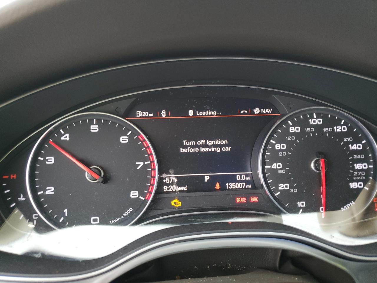 2013 Audi A7 VIN WAU2GAFC1DN022641 Copart auction photo, vandalism / front end damage thumbnail 9