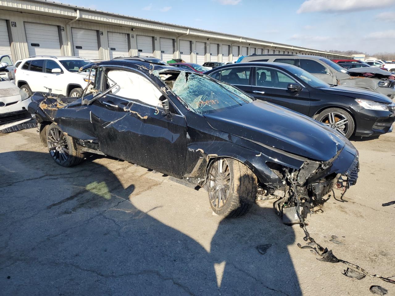 2017 Infiniti Q60 VIN JN1EV7EL9HM552722 Copart auction photo, rollover / undercarriage damage thumbnail 4