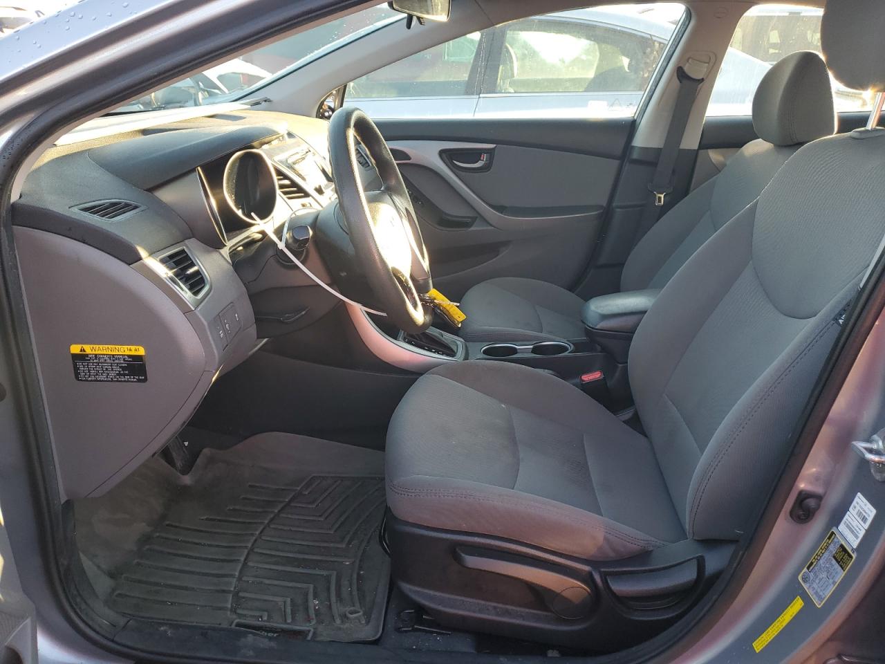 2016 Hyundai Elantra VIN 5NPDH4AE9GH733642 Copart auction photo, front end / side damage thumbnail 7