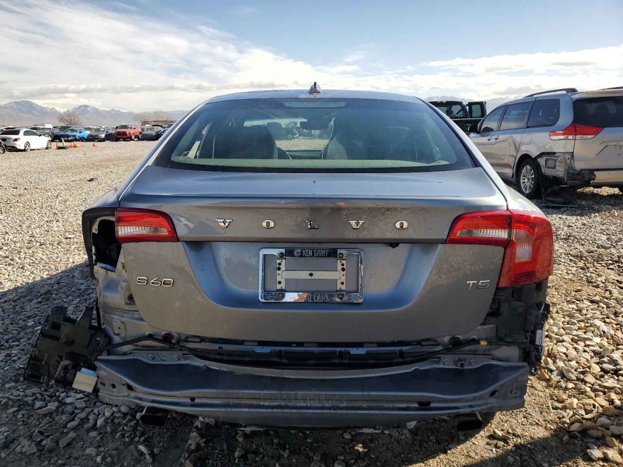 2016 Volvo S60 VIN YV126MFK4G2392805 Copart auction photo, side damage thumbnail 6