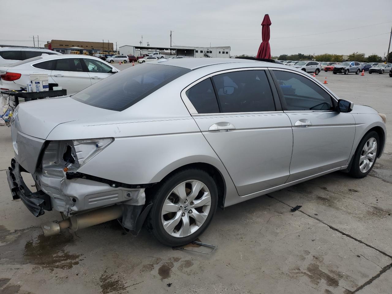 2008 Honda Accord VIN JHMCP26858C004457 Copart auction photo, rear end damage thumbnail 3