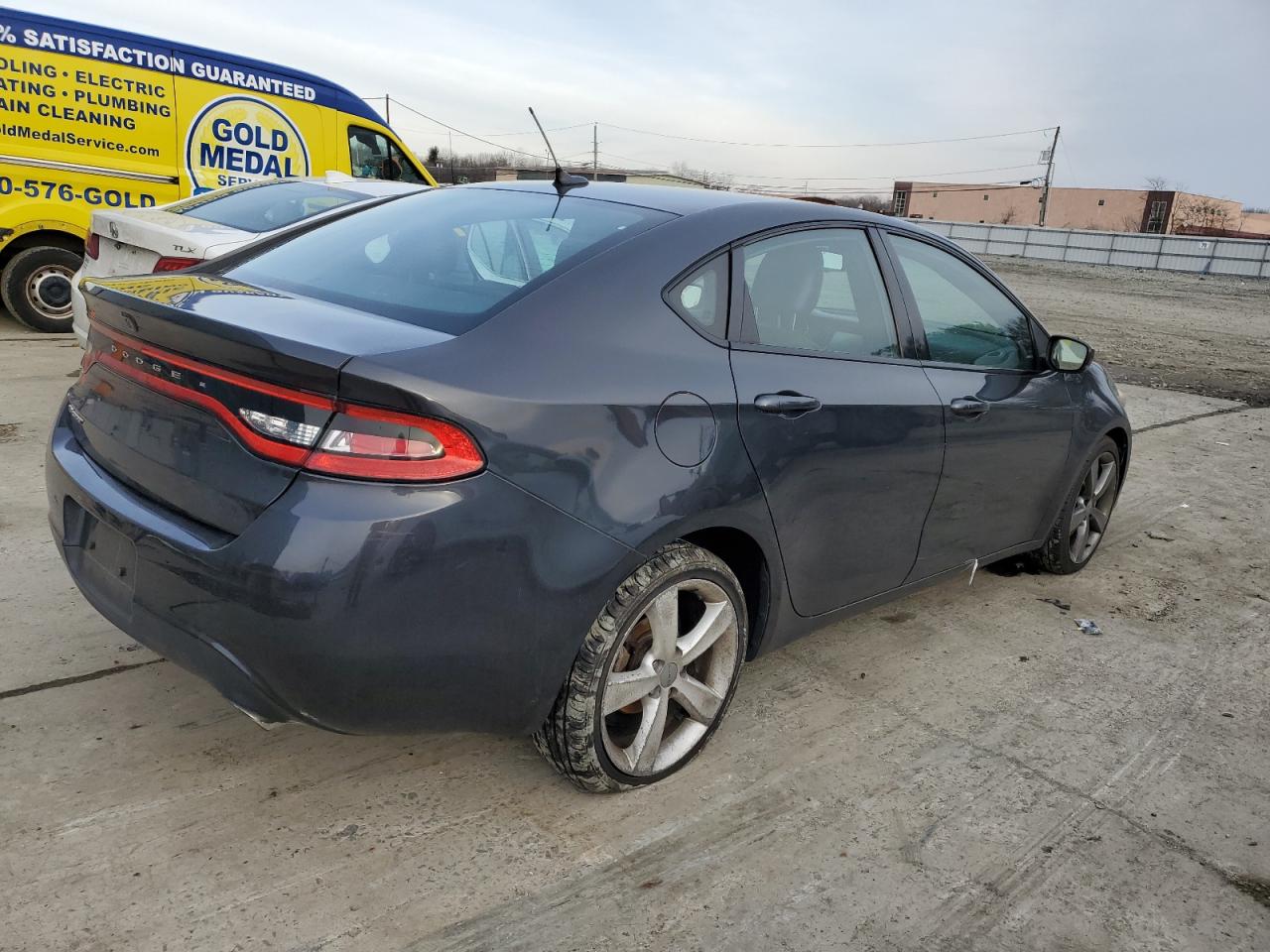 2014 Dodge Dart VIN 1C3CDFEB7ED840621 Copart auction photo, normal wear / minor dent/scratches damage thumbnail 3