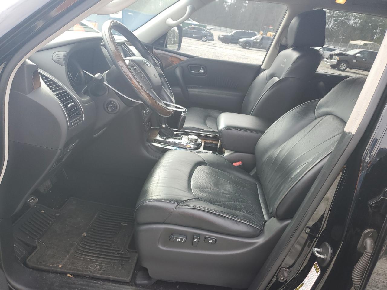 2013 Infiniti QX56 VIN JN8AZ2NE3D9040346 Copart auction photo, front end / side damage thumbnail 7