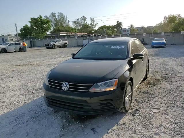 2015 Volkswagen Jetta VIN 3VWD07AJ8FM414017 Copart auction photo, rear end damage thumbnail 11