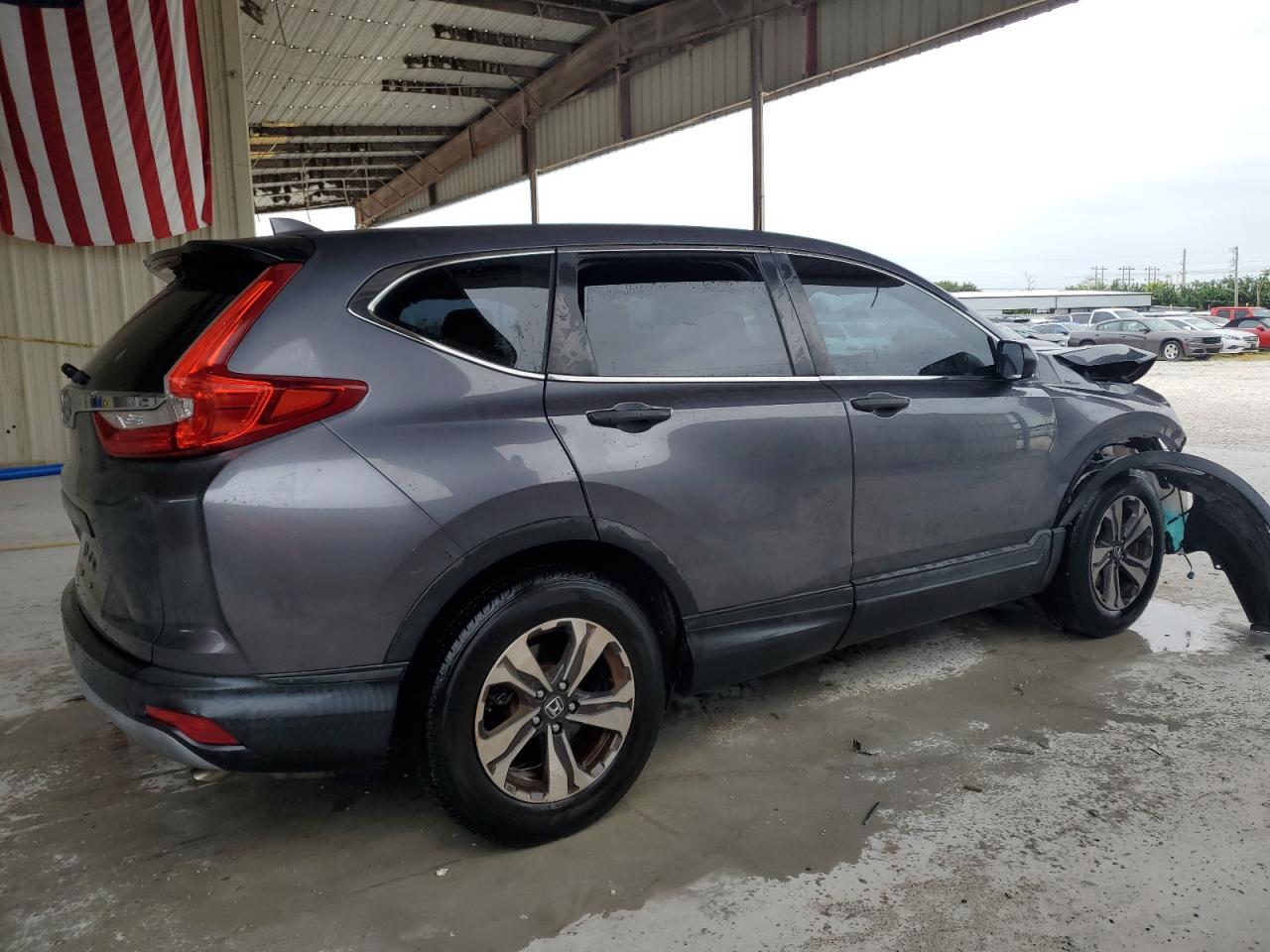 2018 Honda CR-V VIN 5J6RW5H38JL002106 Copart auction photo, front end / side damage thumbnail 3