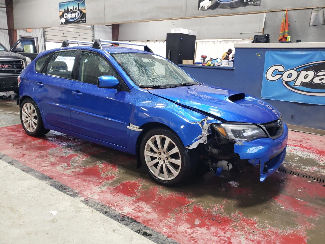 2008 Subaru WRX VIN JF1GH75618G815281 Copart auction photo, rear end damage thumbnail 4