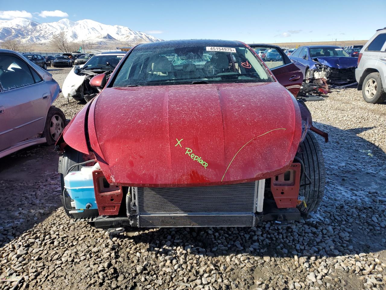 2023 Hyundai Sonata VIN KMHL54JJXPA066620 Copart auction photo, front end damage thumbnail 5