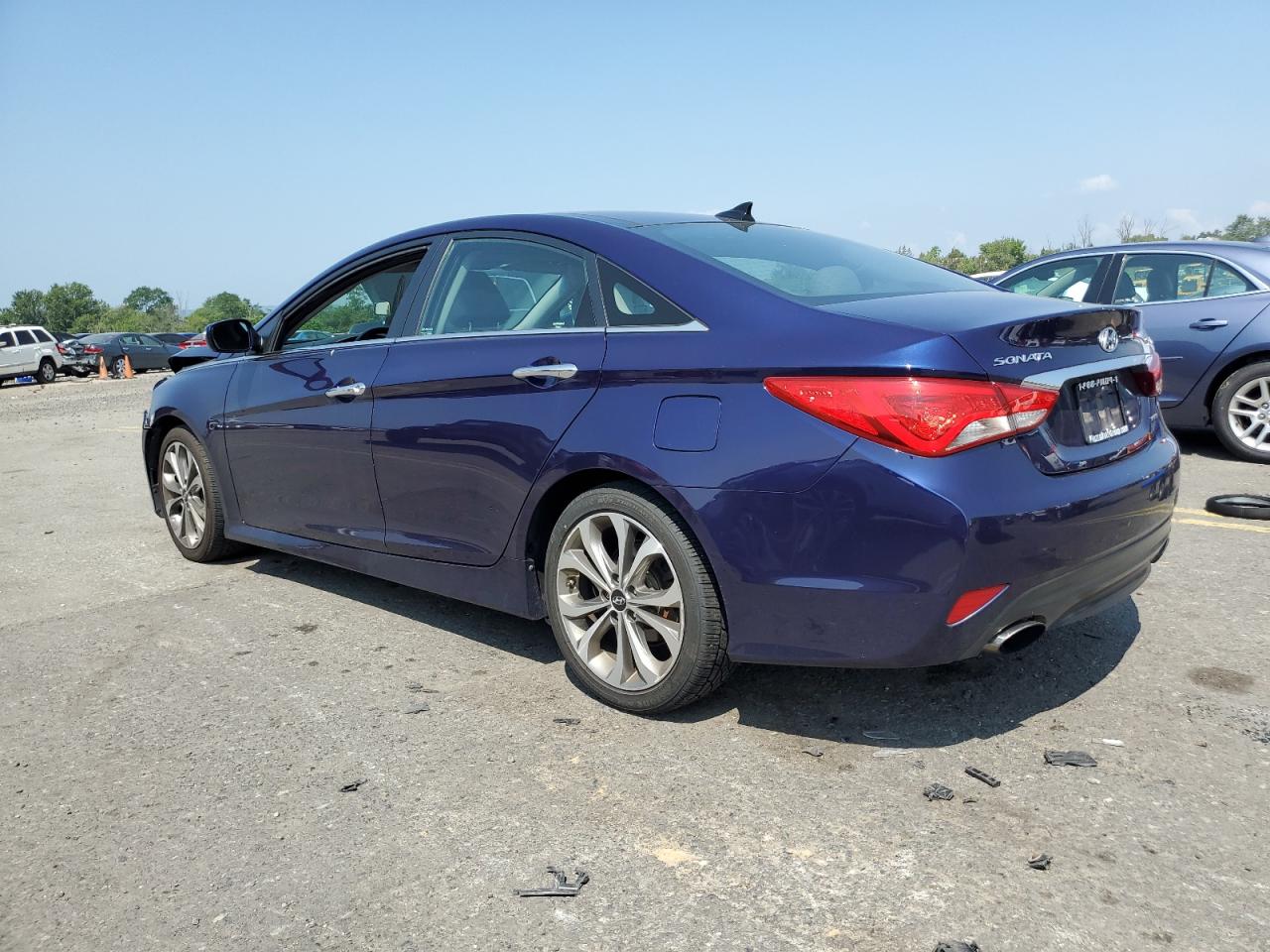2014 Hyundai Sonata VIN 5NPEC4AB0EH814051 Copart auction photo, front end damage thumbnail 2