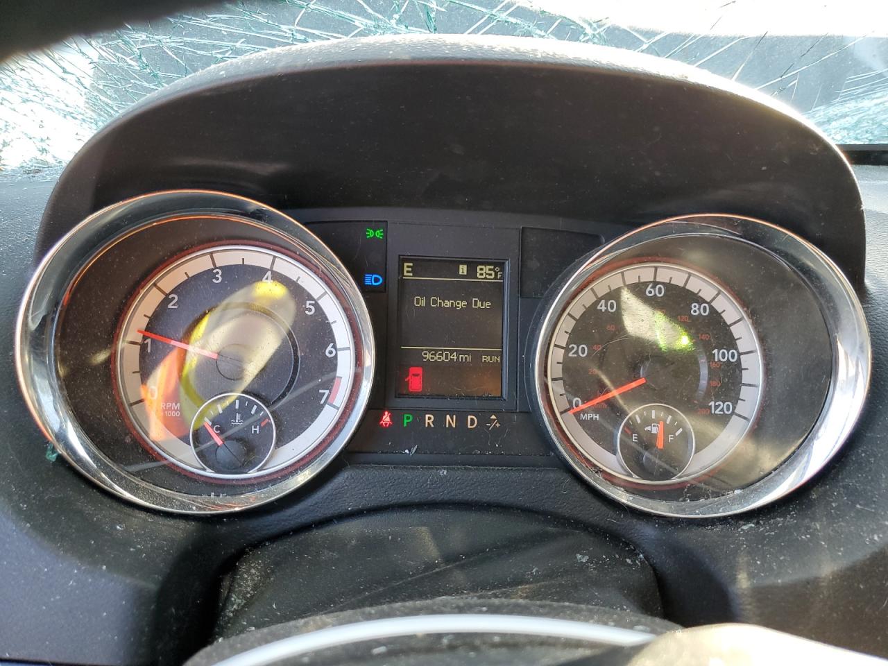 2018 Dodge Caravan VIN 2C4RDGEG4JR201885 Copart auction photo, top/roof / front end damage thumbnail 9