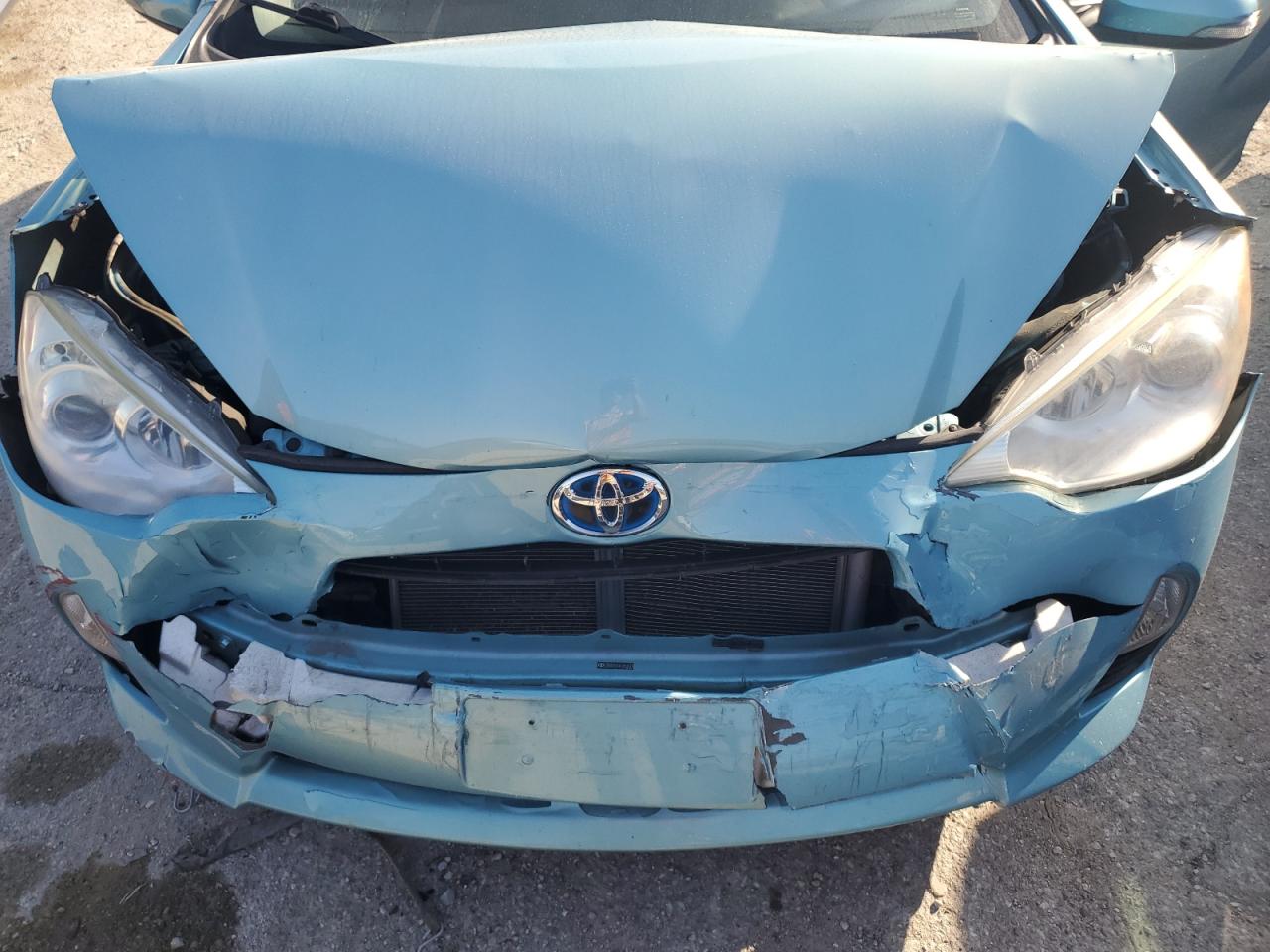2013 Toyota Prius VIN JTDKDTB33D1053619 Copart auction photo, front end / minor dent/scratches damage thumbnail 12