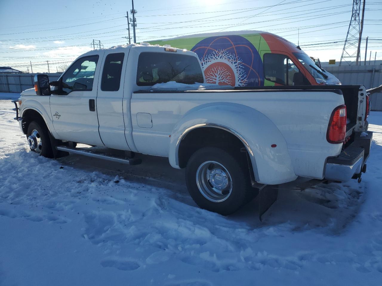 2011 Ford F350 VIN 1FT8X3DT1BEB02966 Copart auction photo, all over / top/roof damage thumbnail 2