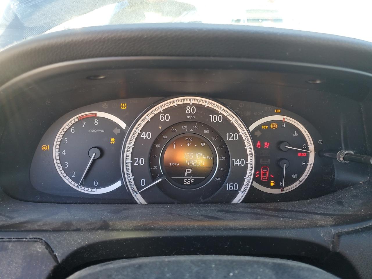 2015 Honda Accord VIN 1HGCR2F85FA107402 Copart auction photo, front end damage thumbnail 9
