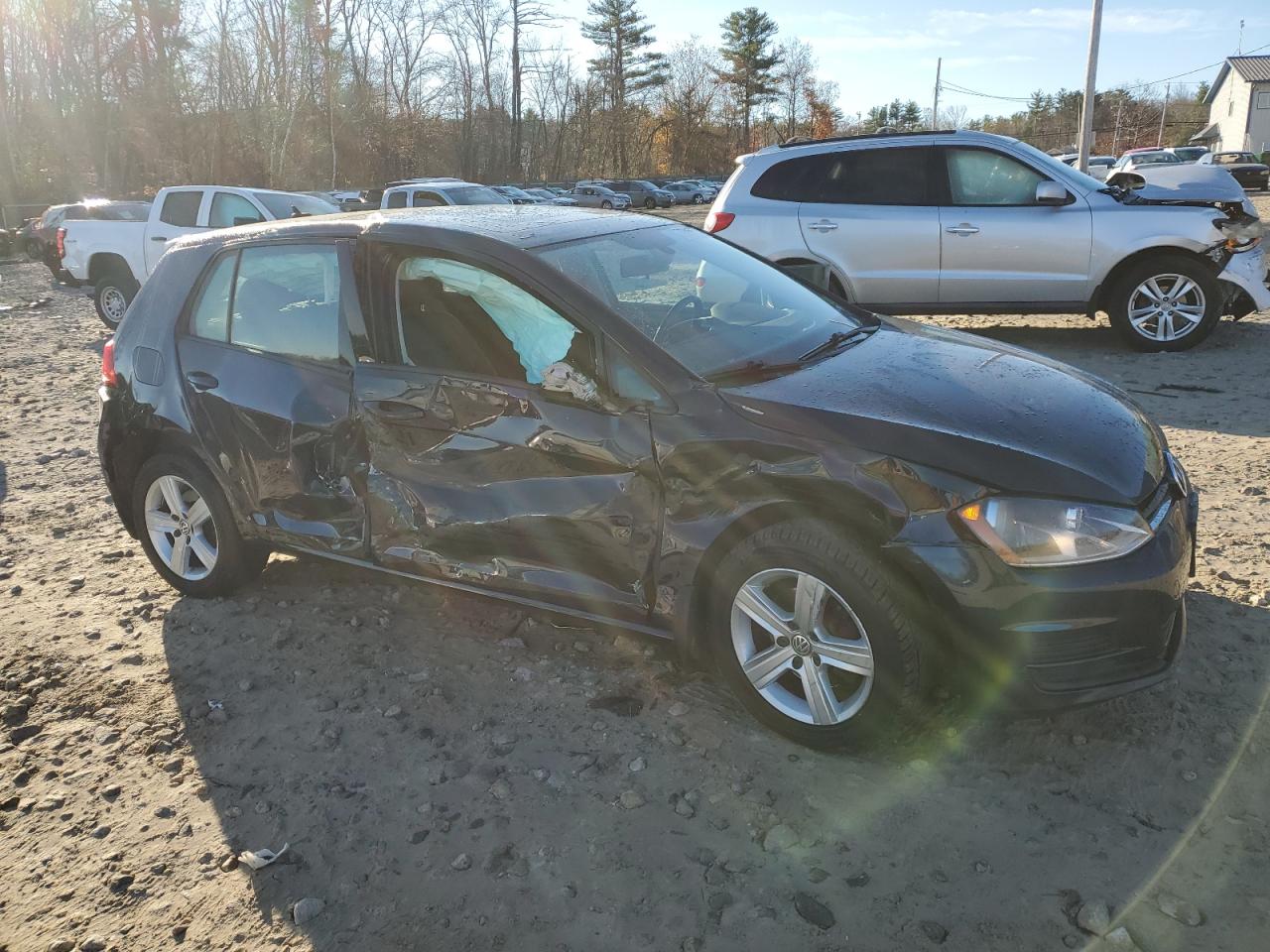 2017 Volkswagen Golf VIN 3VW217AU0HM042660 Copart auction photo, side damage thumbnail 4