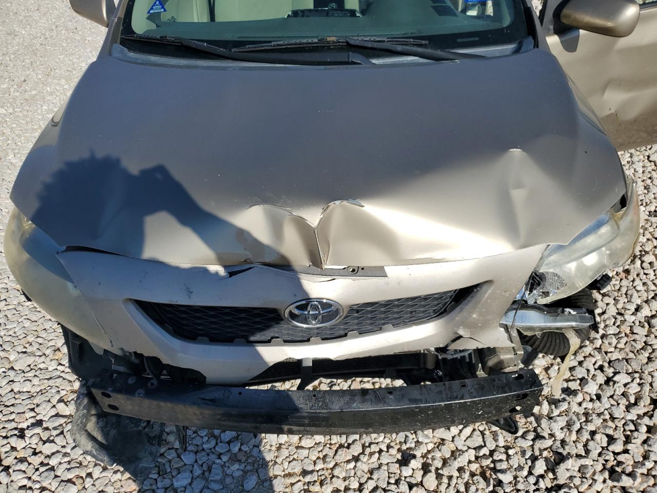 2010 Toyota Corolla VIN 2T1BU4EE5AC384969 Copart auction photo, front end / side damage thumbnail 13