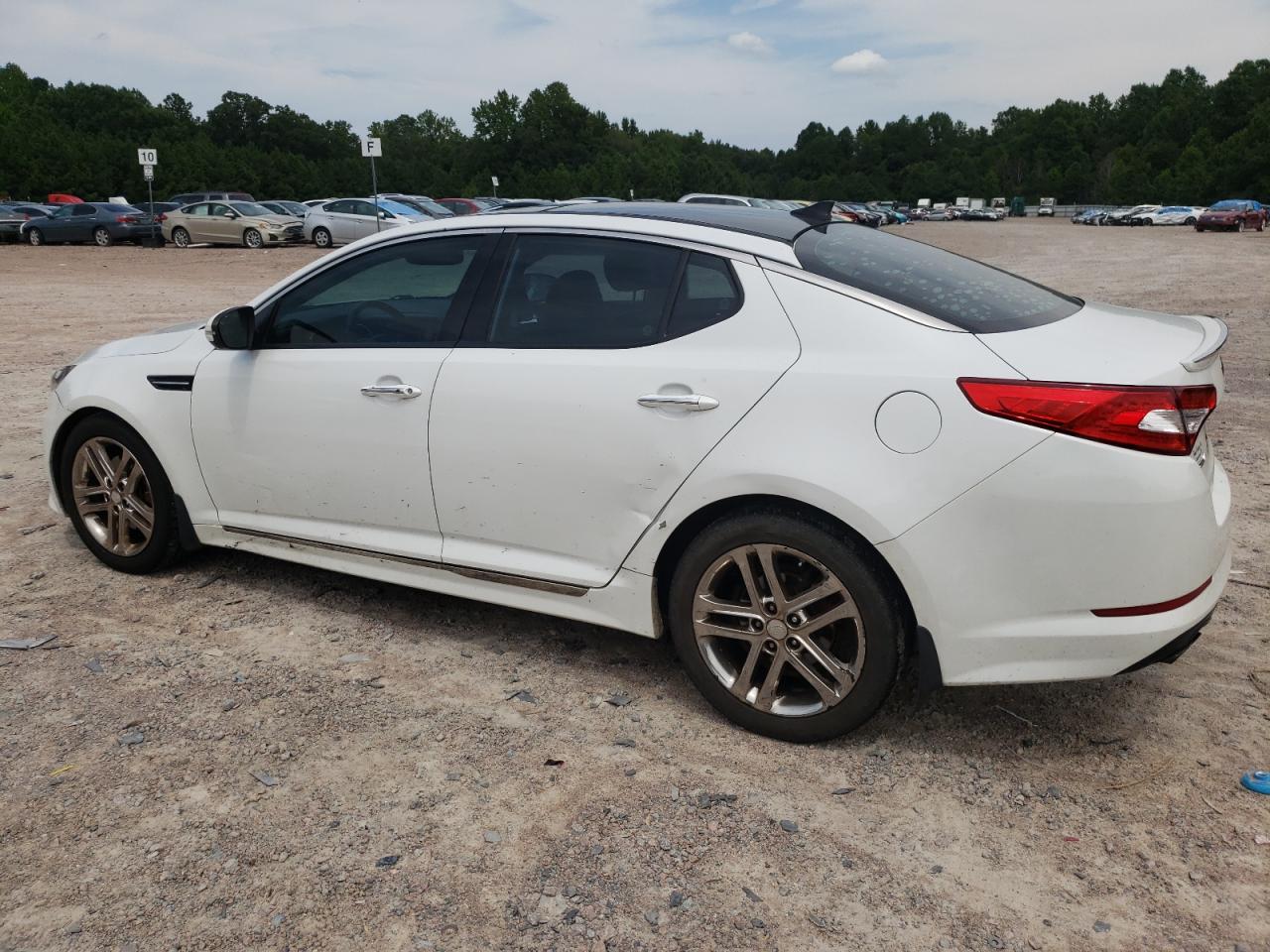 2013 KIA Optima VIN 5XXGR4A64DG095097 Copart auction photo, side damage thumbnail 2