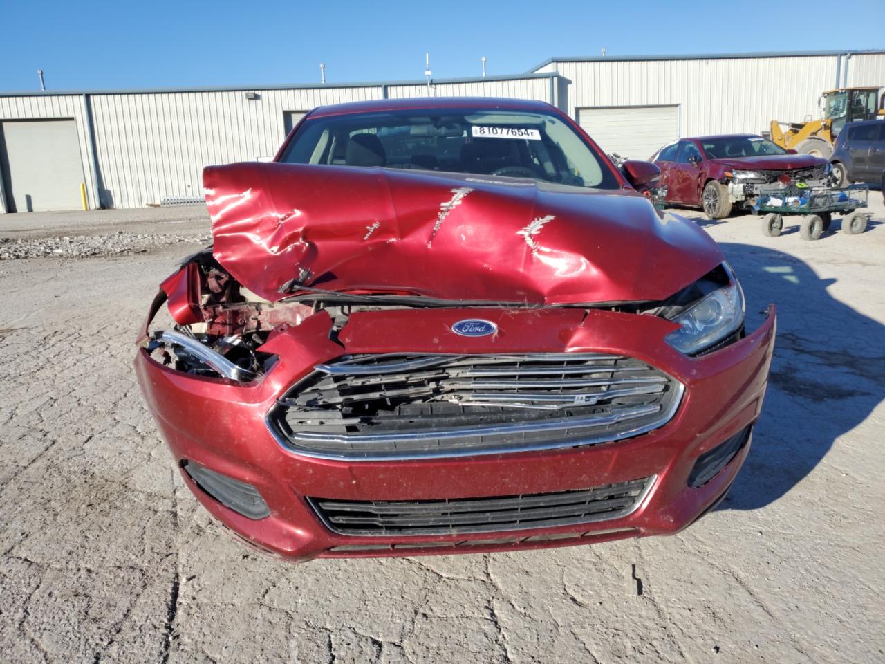 2014 Ford Fusion VIN 3FA6P0HD4ER100113 Copart auction photo, front end damage thumbnail 5