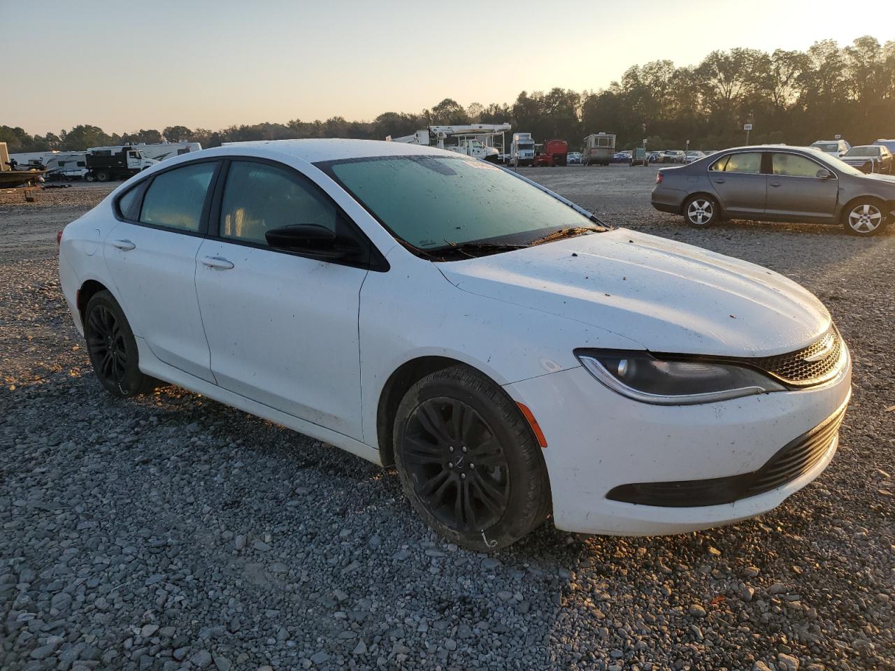2017 Chrysler 200 VIN 1C3CCCFBXHN504623 Copart auction photo, front end / side damage thumbnail 4