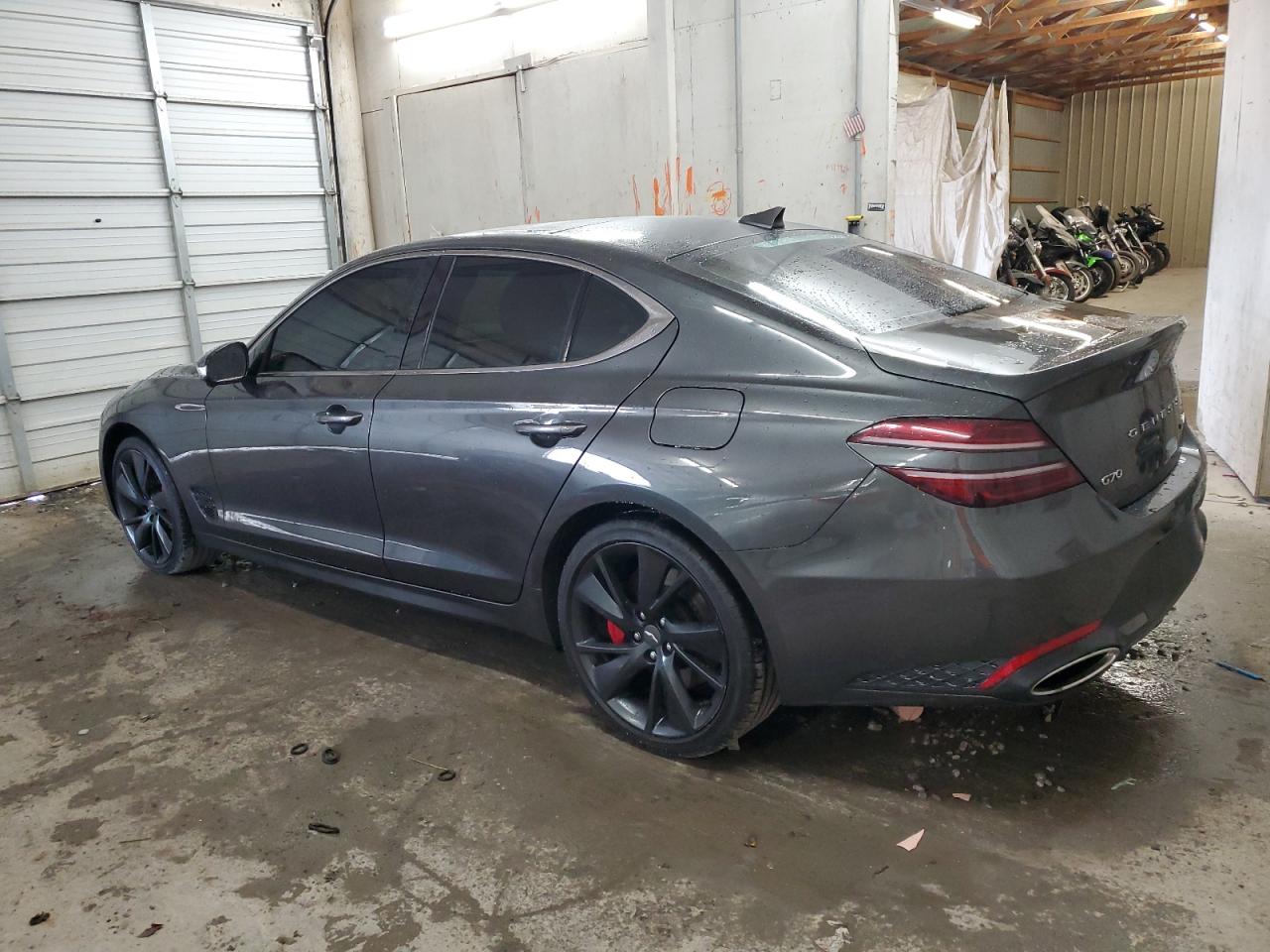 2023 Genesis G70 VIN KMTG54TEXPU113571 Copart auction photo, side damage thumbnail 2