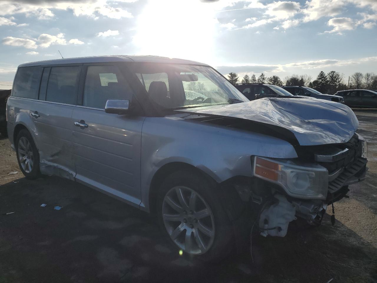 2011 Ford Flex VIN 2FMGK5DC9BBD22837 Copart auction photo, front end / side damage thumbnail 4