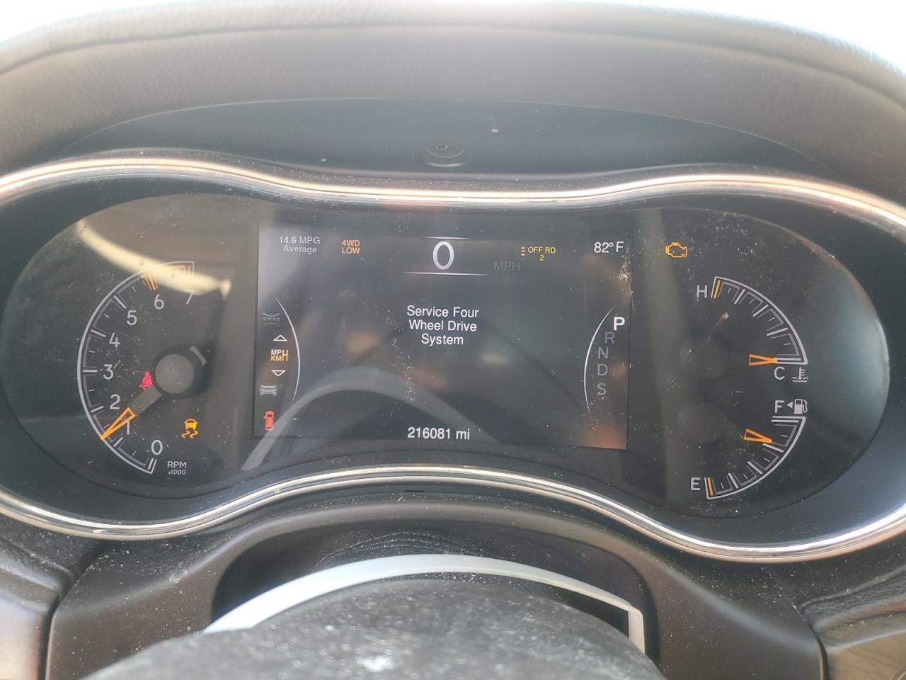 2014 Jeep Grand Cherokee VIN 1C4RJFCT5EC105619 Copart auction photo, front end damage thumbnail 9