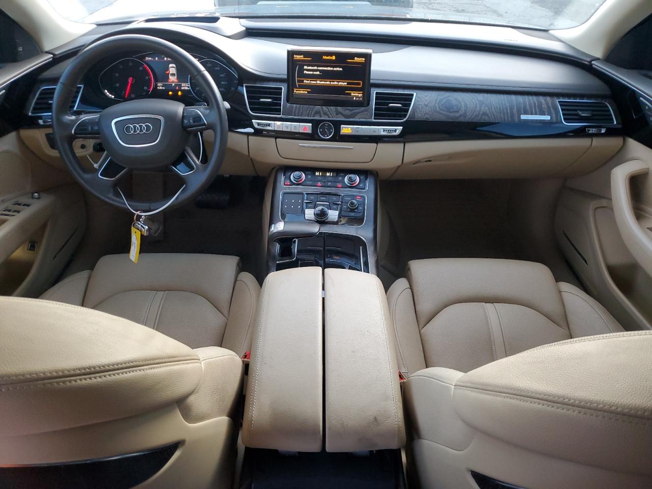 2015 Audi A8 VIN WAU32AFD9FN032185 Copart auction photo, rear end damage thumbnail 8