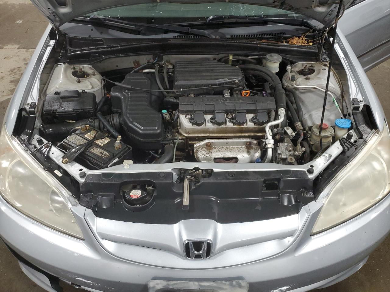 2004 Honda Civic VIN 2HGES16394H616676 Copart auction photo, all over damage thumbnail 11