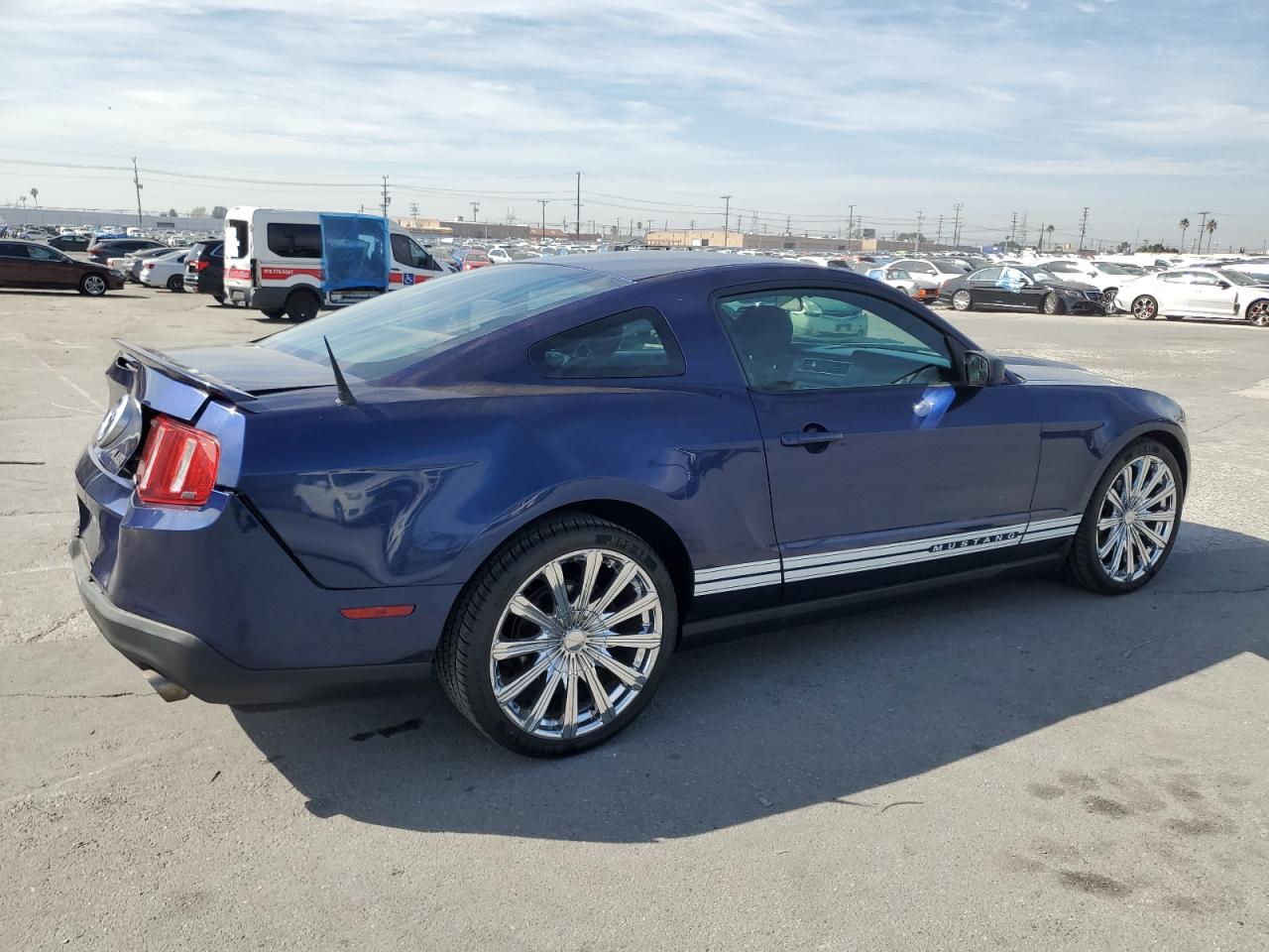 2012 Ford Mustang VIN 1ZVBP8AM5C5238659 Copart auction photo, rear end damage thumbnail 3
