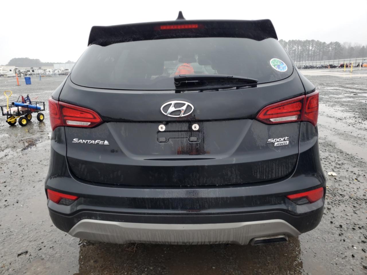 2017 Hyundai Santa Fe VIN 5NMZUDLB3HH032811 Copart auction photo, front end damage thumbnail 6