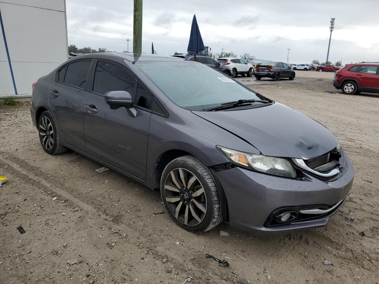 2014 Honda Civic VIN 19XFB2F90EE080890 Copart auction photo, front end damage thumbnail 4