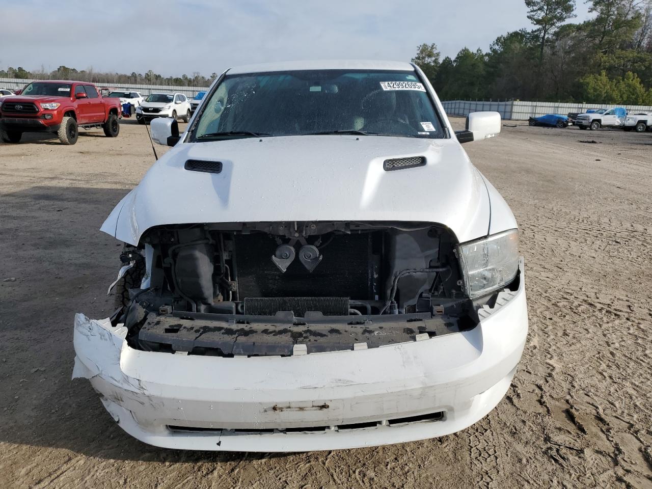 2012 Dodge RAM VIN 1C6RD6MT4CS181347 Copart auction photo, front end / side damage thumbnail 5