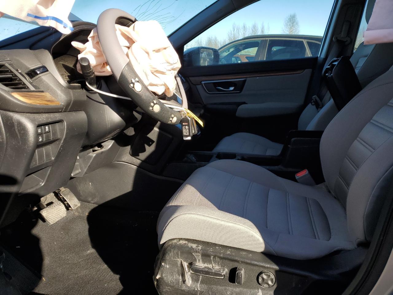 2018 Honda CR-V VIN 2HKRW2H56JH650957 Copart auction photo, undercarriage / front end damage thumbnail 7