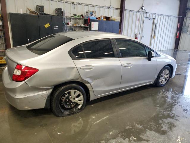 2012 Honda Civic VIN 19XFB2F54CE307539 Copart auction photo, rear end / side damage thumbnail 3