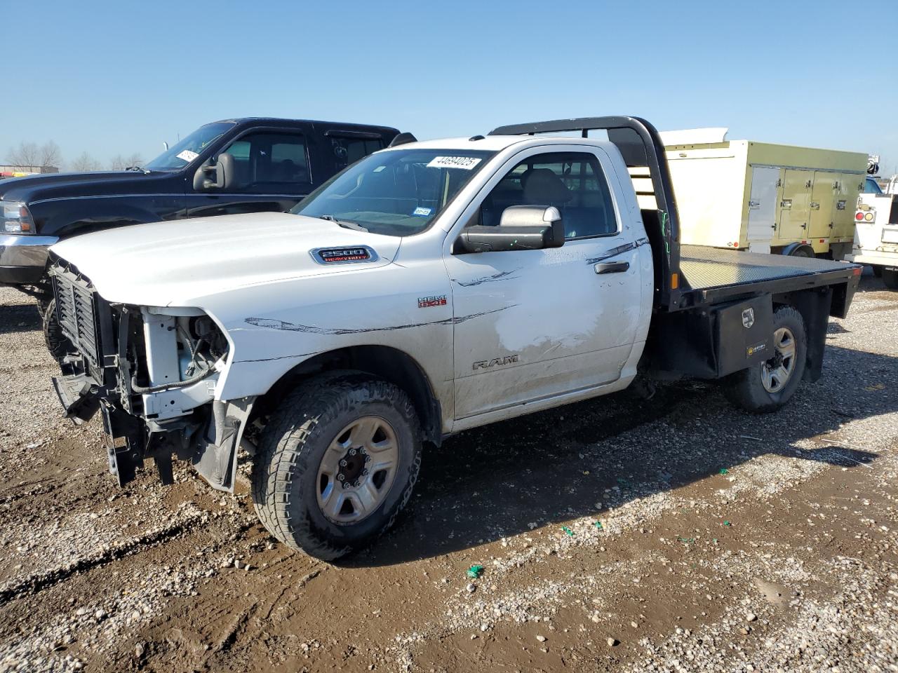 2019 RAM 2500 VIN 3C6MR4AJ2KG570299 Copart auction photo, front end / undercarriage damage thumbnail 2